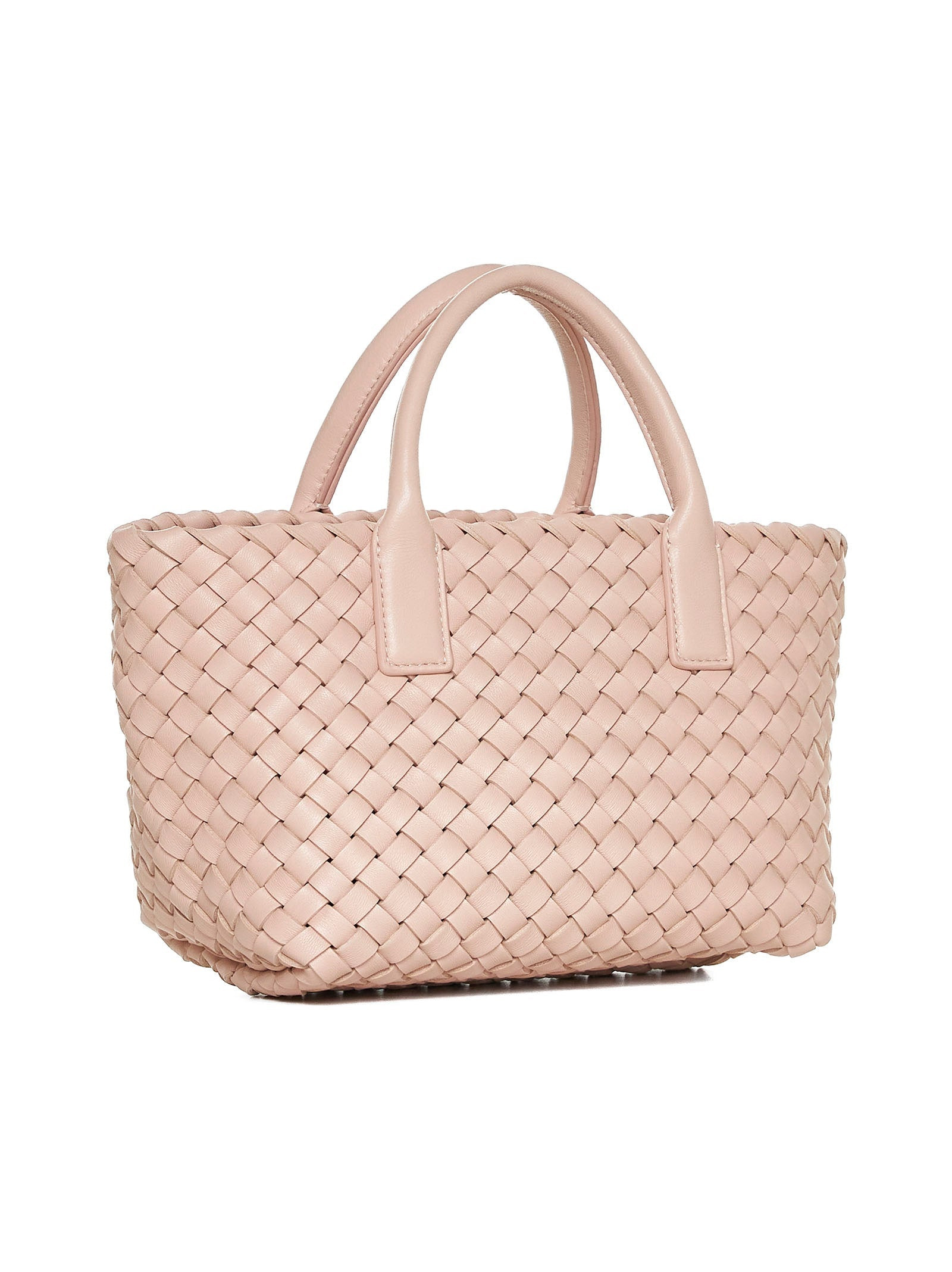Bottega Veneta Women Cabat Intreccio Leather Mini Bag - 3