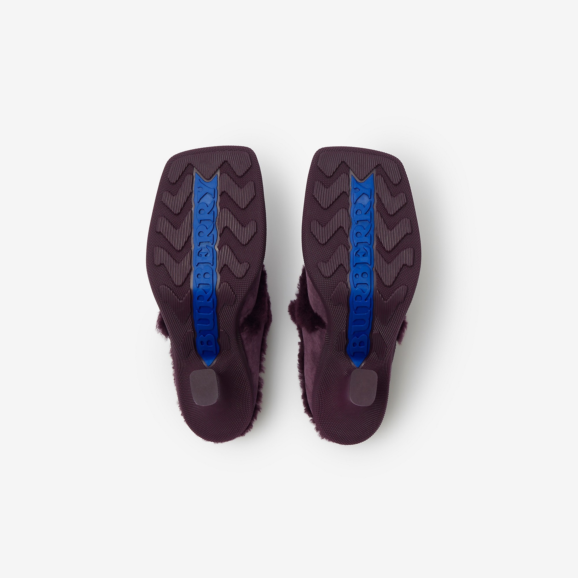 Suede and Shearling Highland Mules - 6