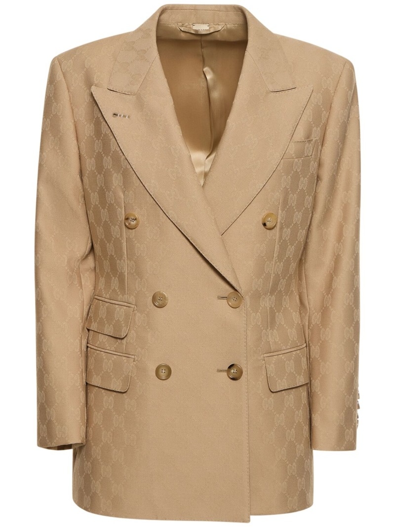 GG wool jacquard jacket - 1