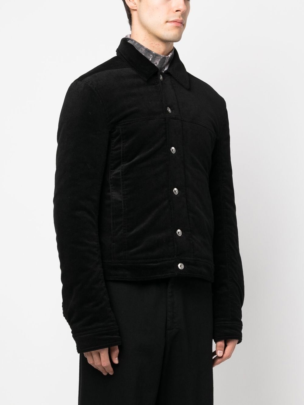 button-down corduroy worker jacket - 3