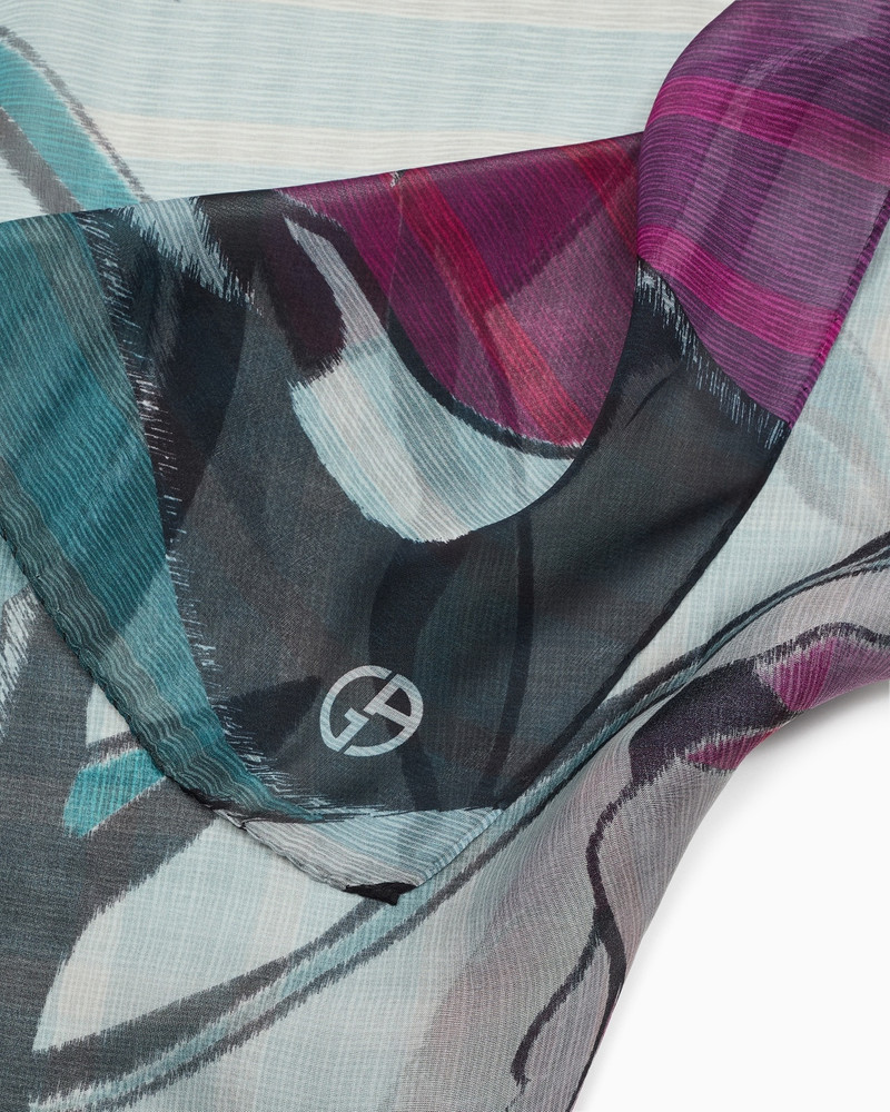 GIORGIO ARMANI PRINTED SILK FOULARD outlook