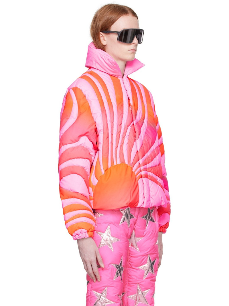 ERL Pink Sunset Down Jacket outlook
