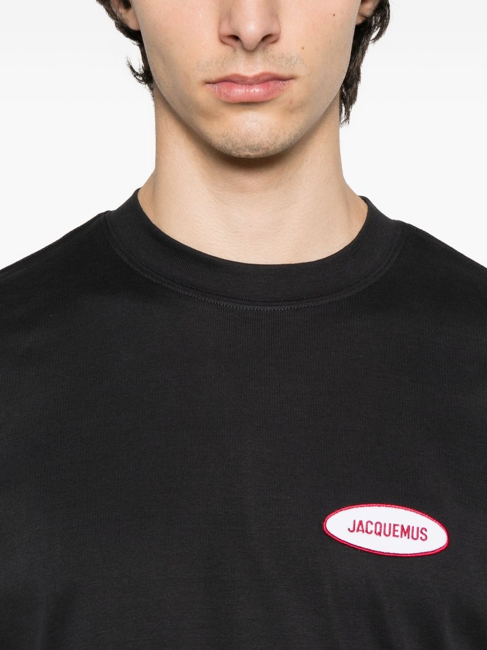 The Stazione oval-patch T-shirt - 4