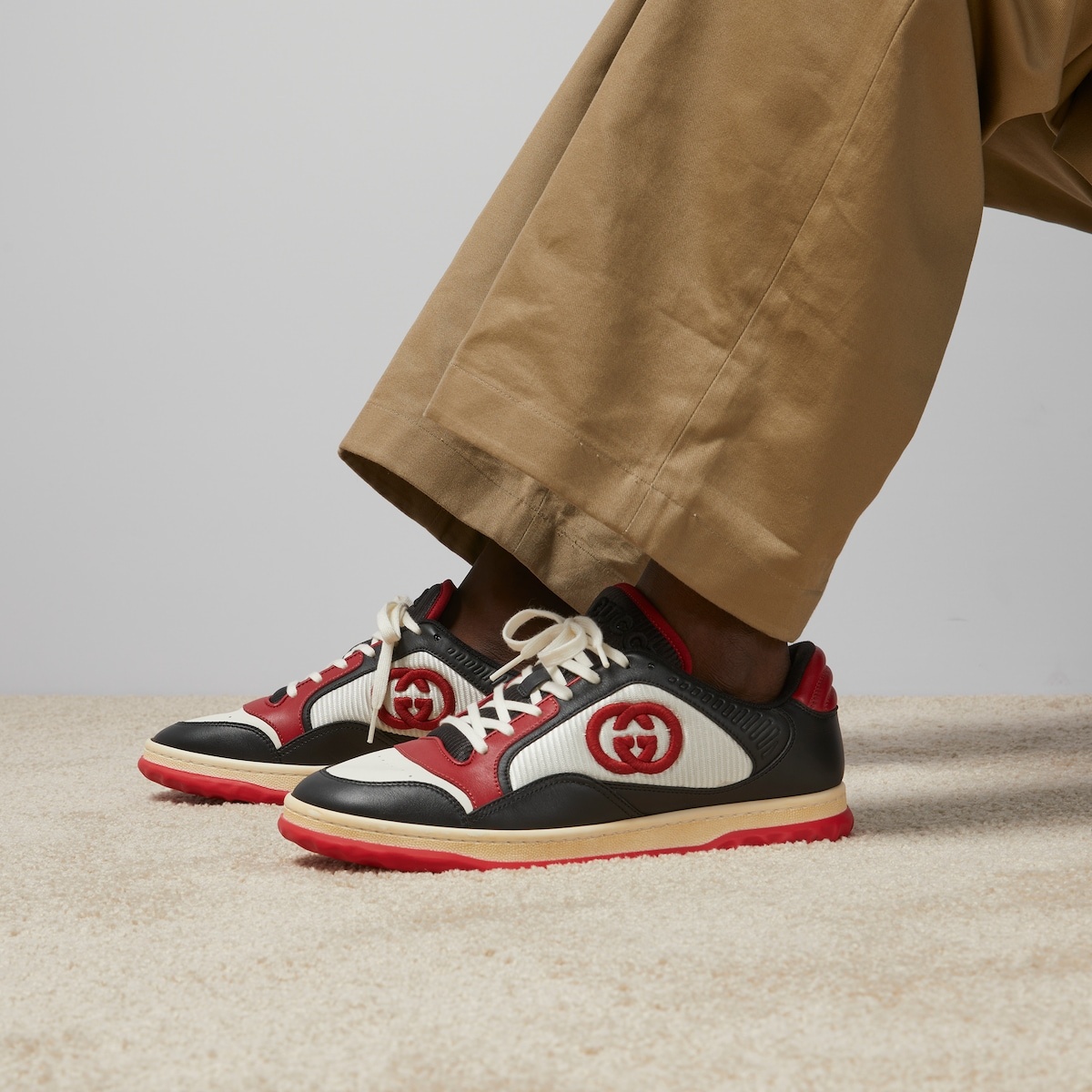 【関税込み】GUCCI MAC80 MEN'S SNEAKERS Gucci MAC80 lace-up Sneakers | White | FARFETCH JO
