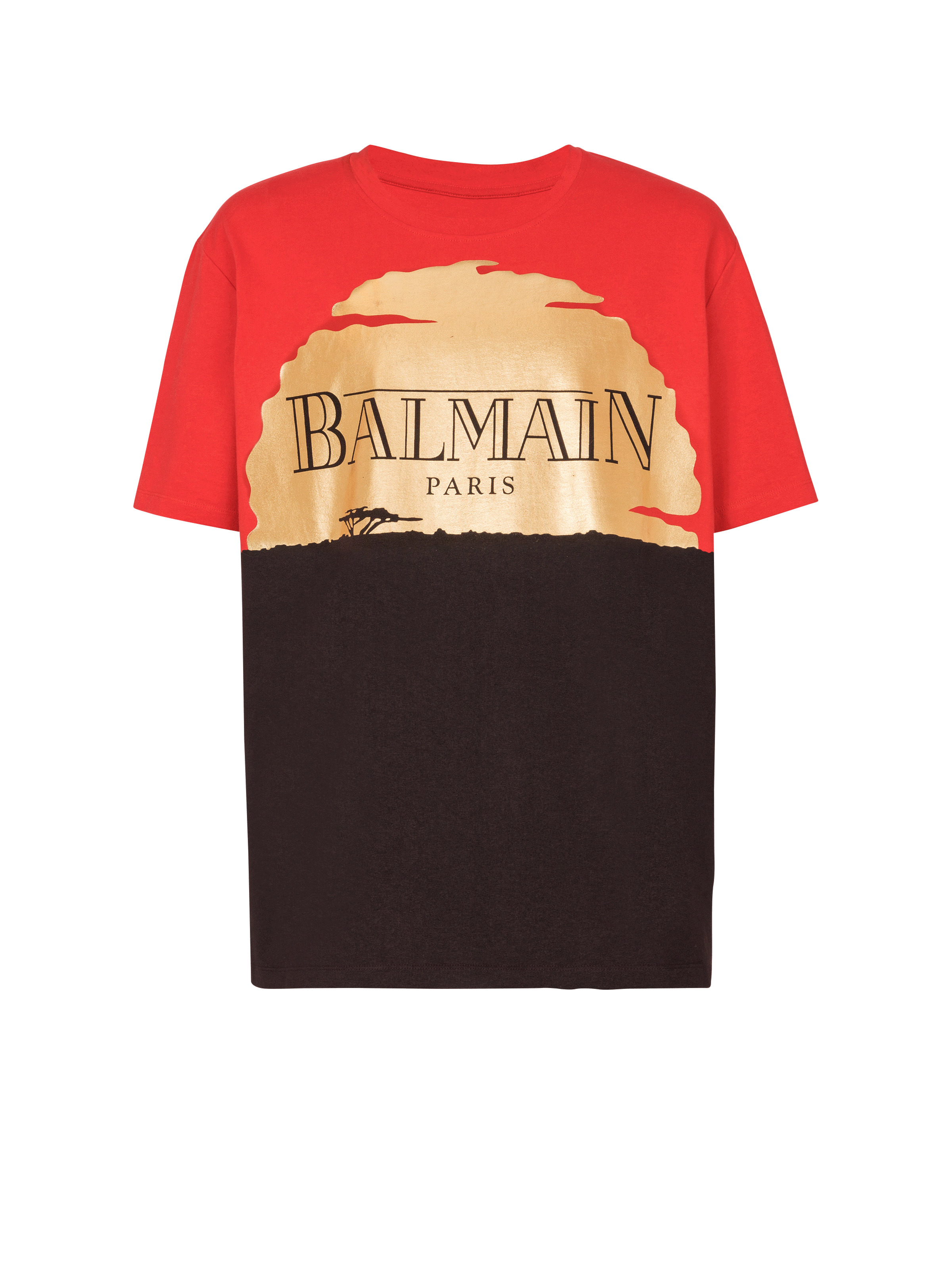 Disney x Balmain: The Lion King - Relaxed T-shirt with Sunset print - 1