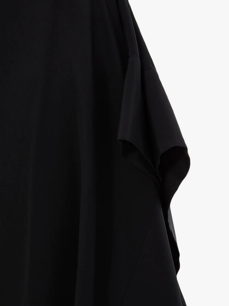 gathered detail asymmetric skirt 5