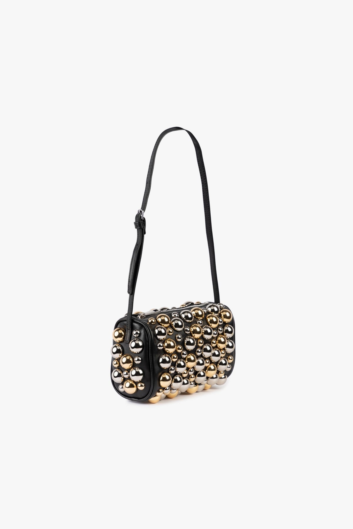 BODIL SHOULDER BAG WITH EMBELLISHMENTS BLACK - 2