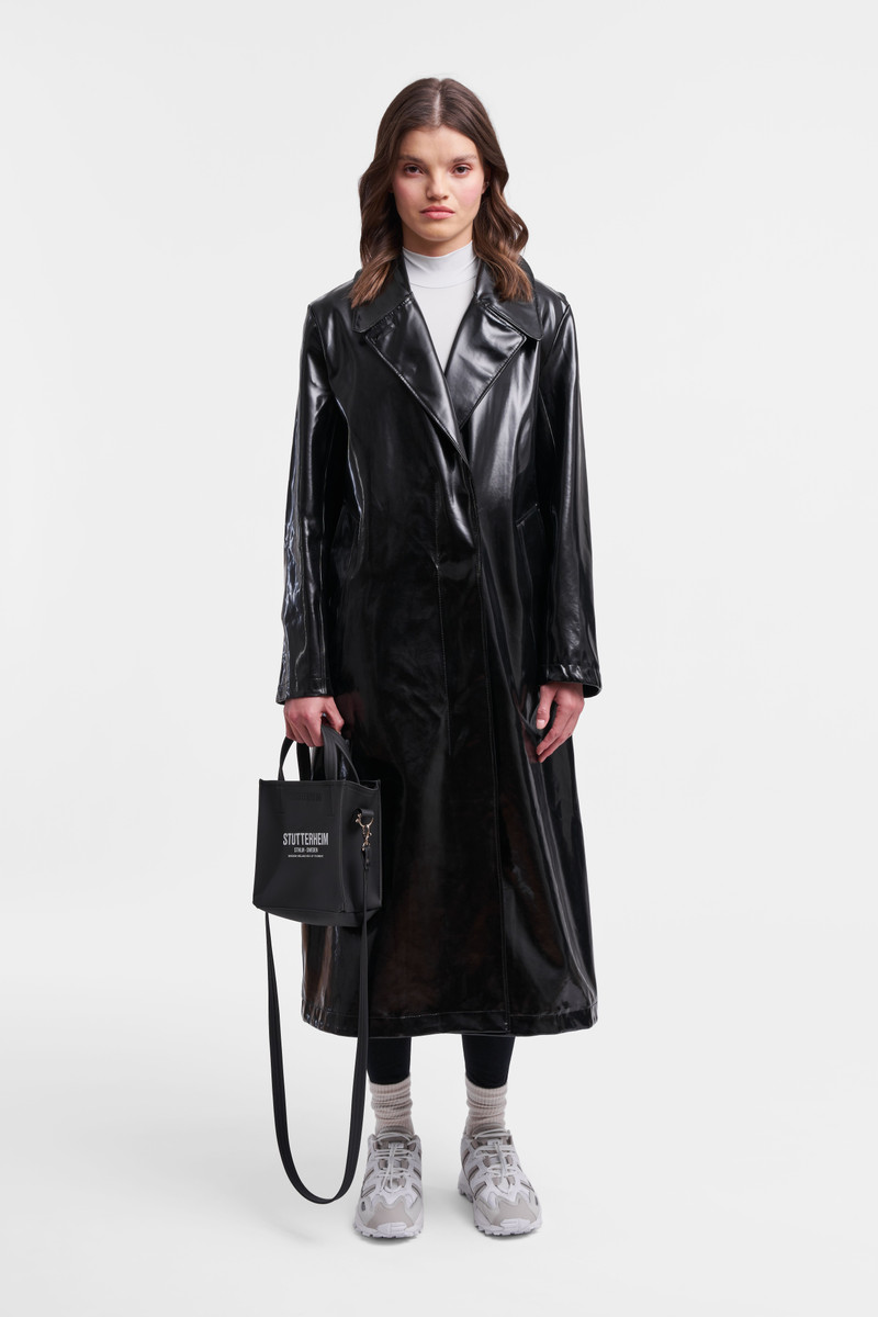 Stutterheim Mayfair Opal Trench Coat Black outlook
