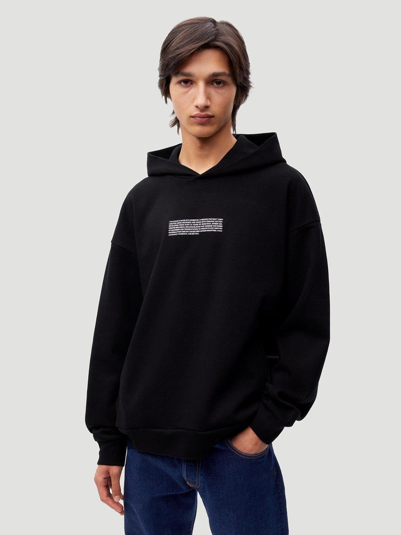PANGAIA Mens PANGAIA LAB NXT GEN Hoodie - Black outlook