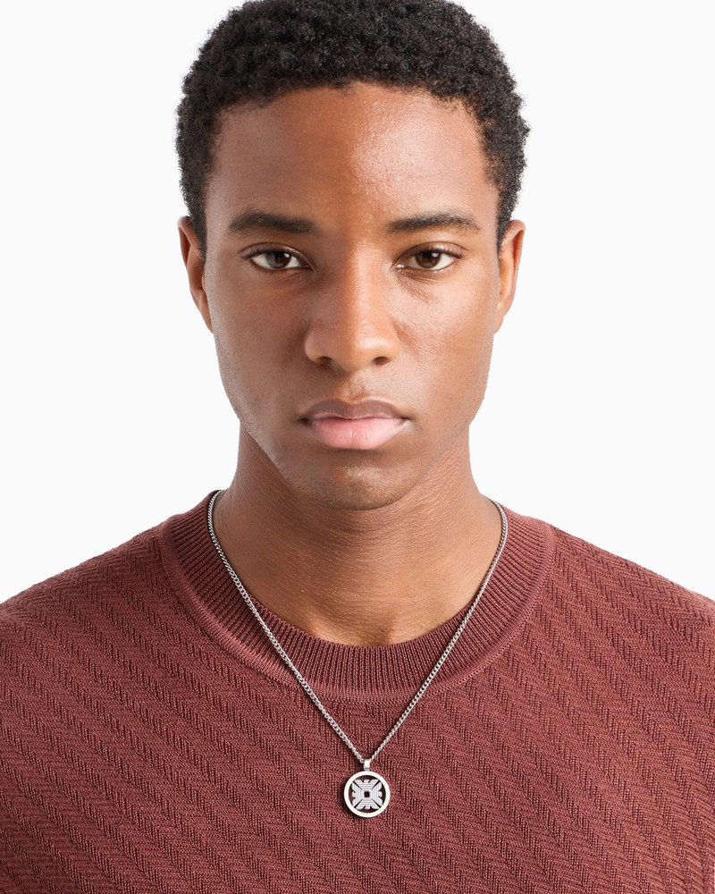 EMPORIO ARMANI STAINLESS STEEL PENDANT NECKLACE outlook