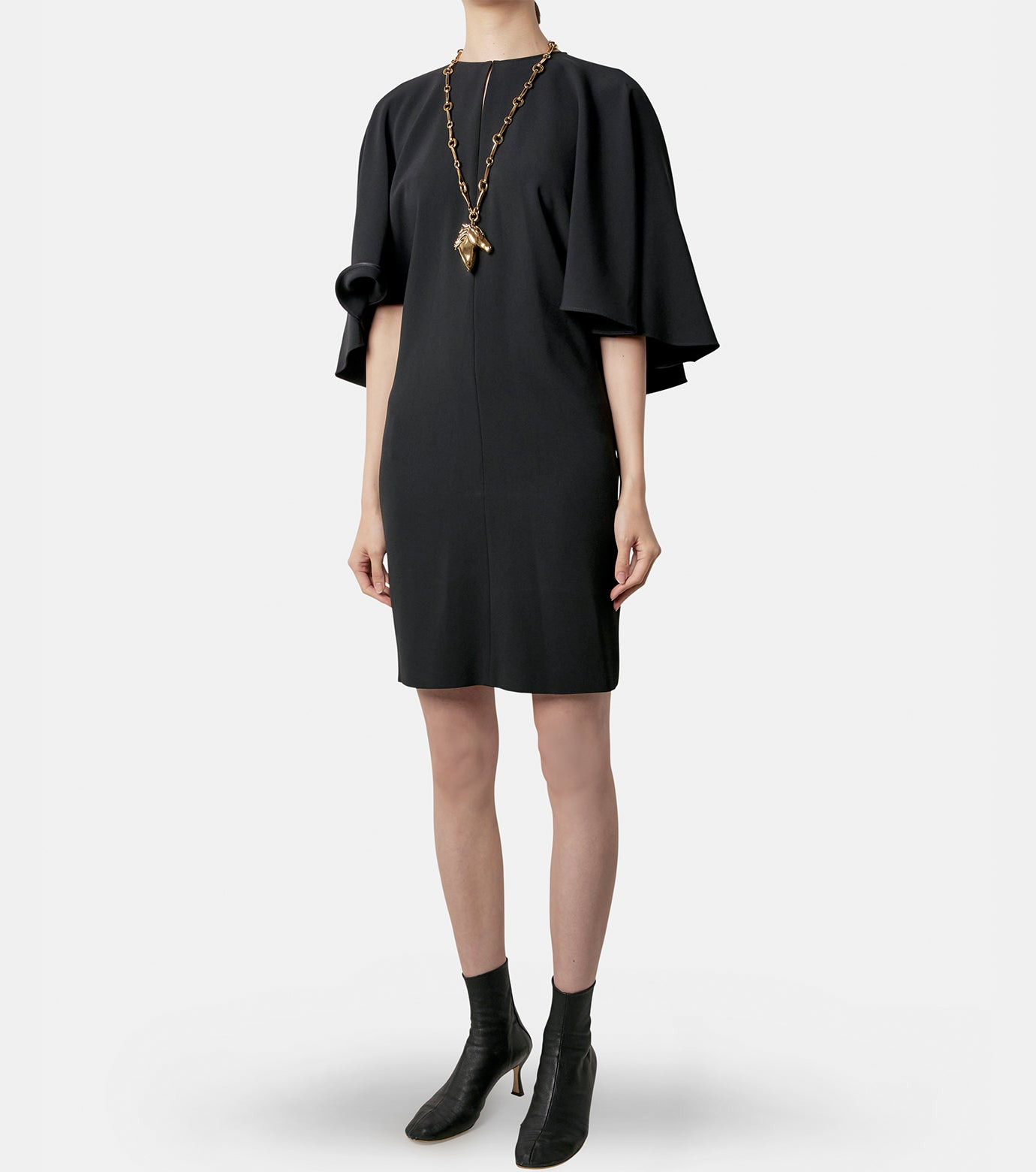 Viscose Crerpe Jersey Dress - 4
