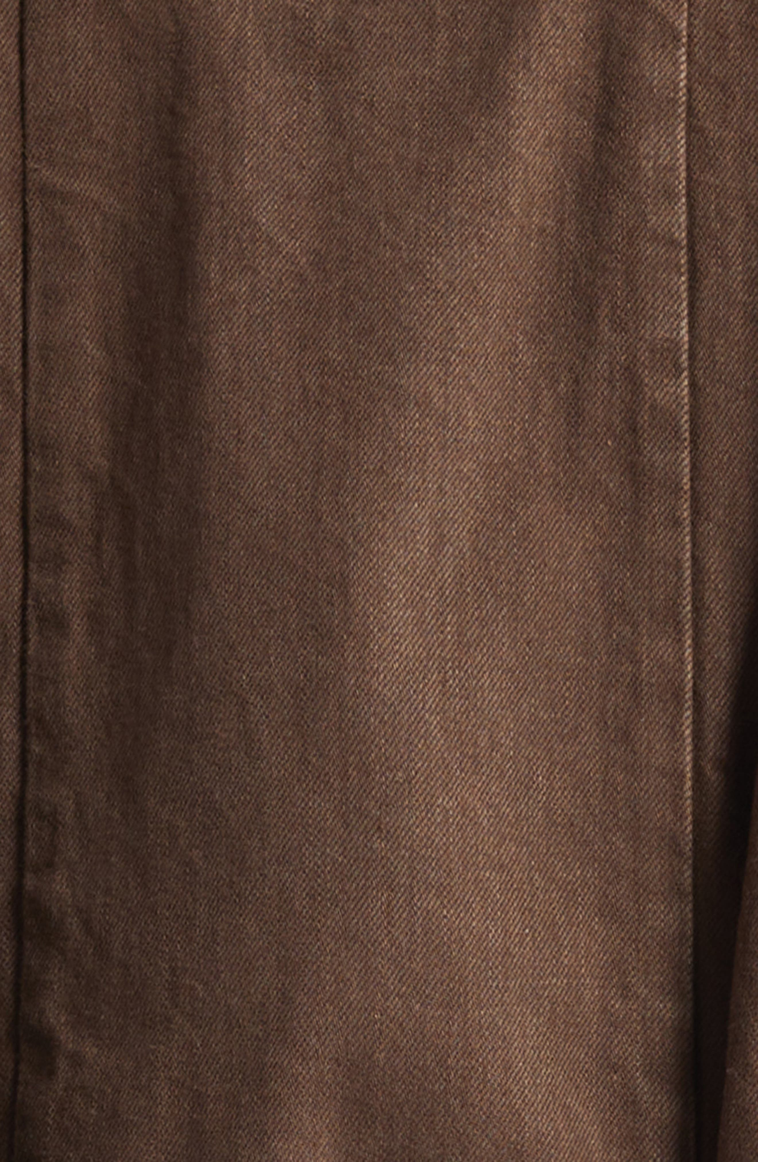 Sacai Denim Trucker Jacket in Brown at Nordstrom - 5