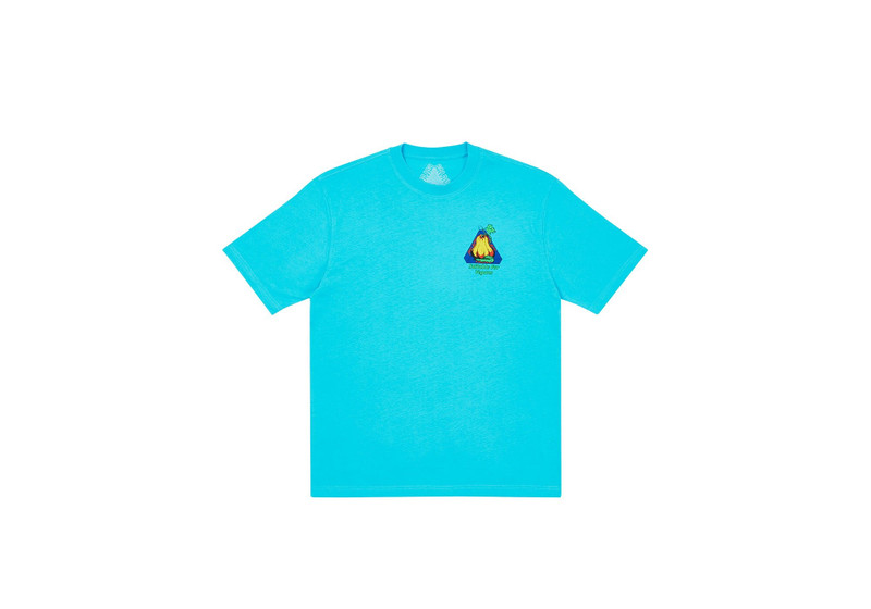 PALACE NEIN CHEESE NEIN EGG T-SHIRT BLUE outlook