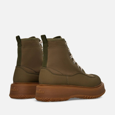 HOGAN Hogan Untraditional Ankle Boots Green outlook