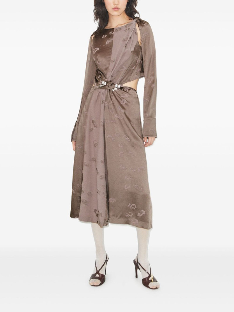 TORY BURCH twisted cutout dress outlook