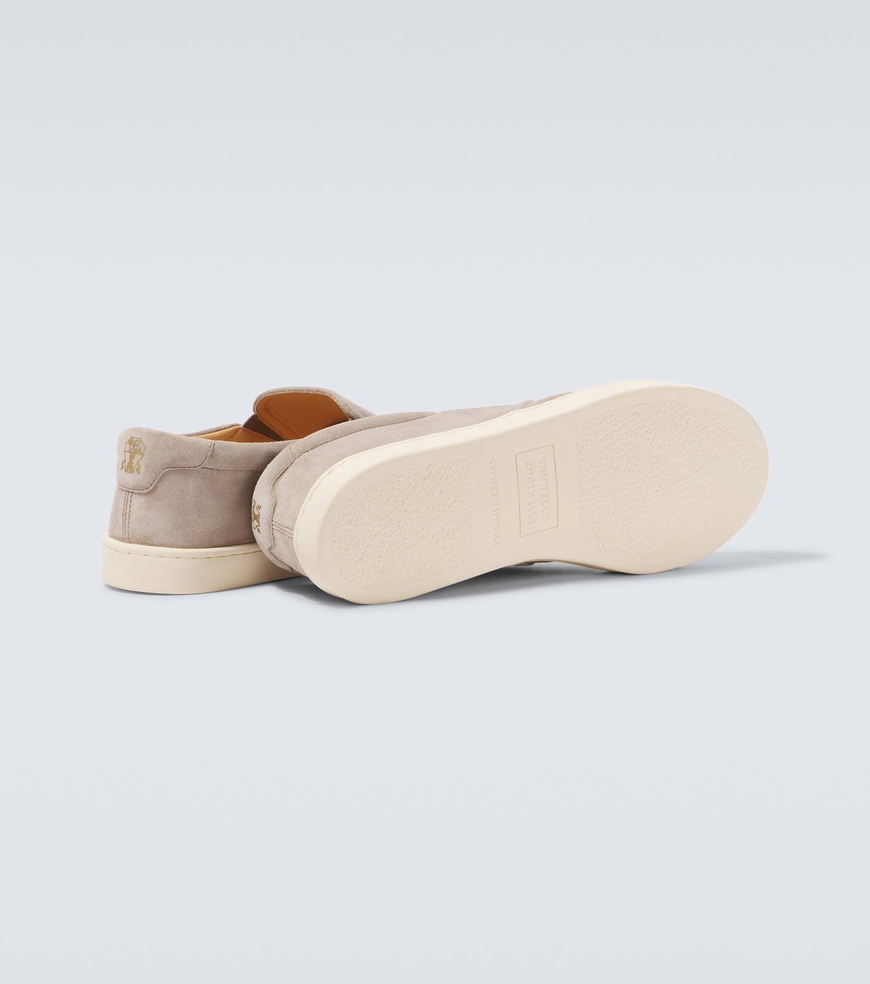 Suede slip-on sneakers - 7