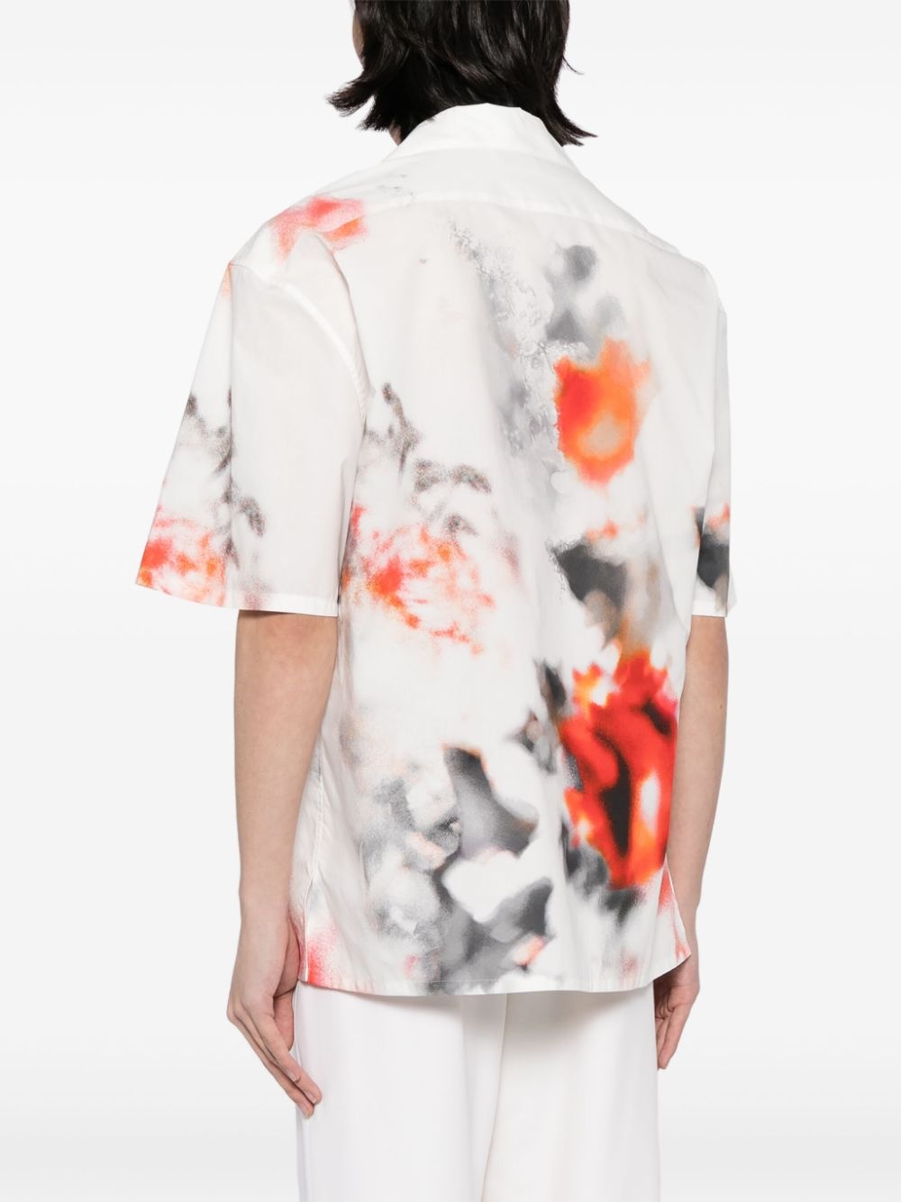abstract-pattern cotton shirt - 4