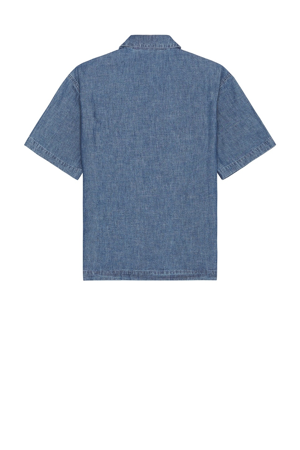 Short Sleeve Chambray Shirt - 2