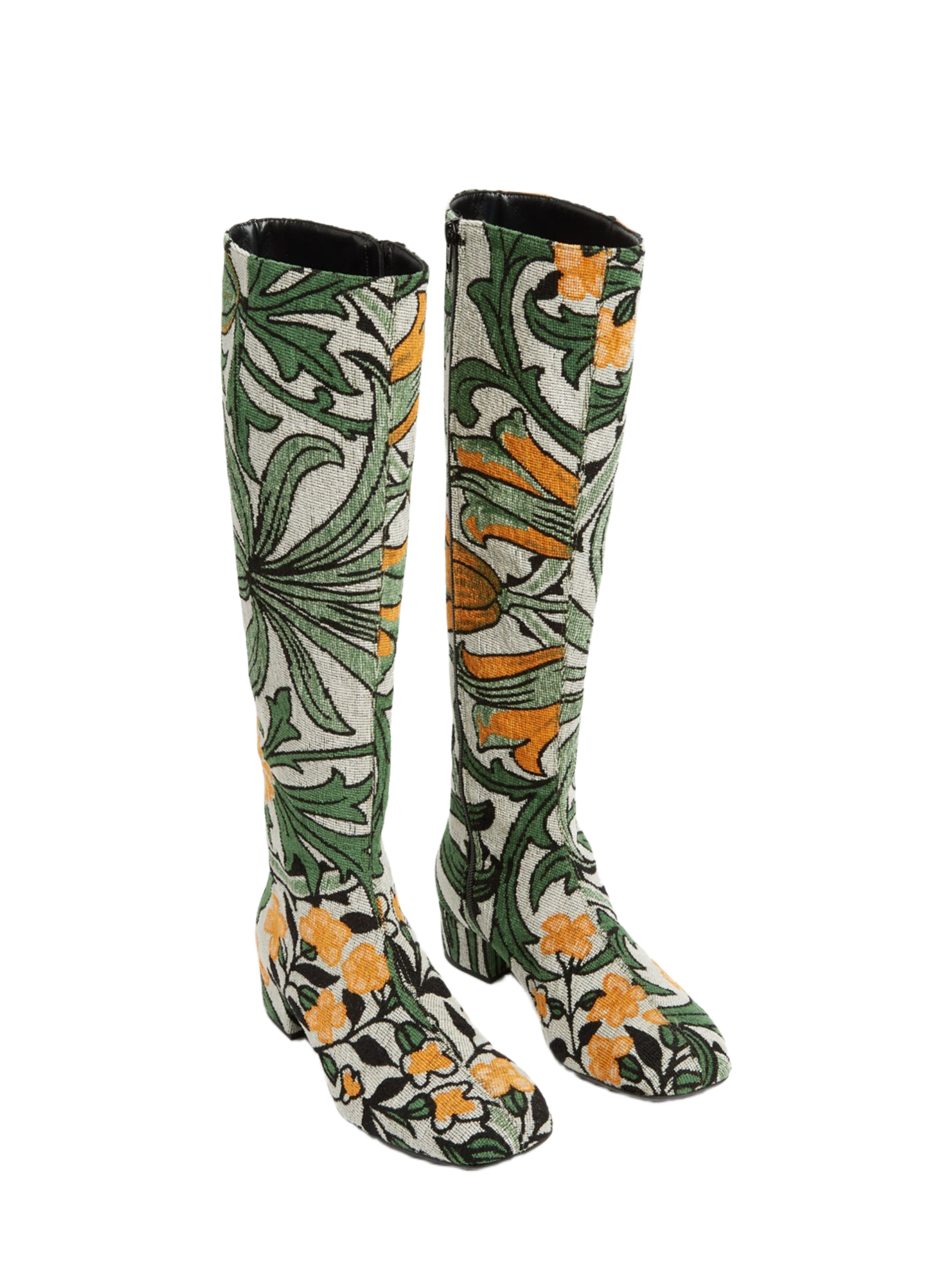 La DoubleJ Edie Boots Jacquard Delta Ivory at Nordstrom - 2