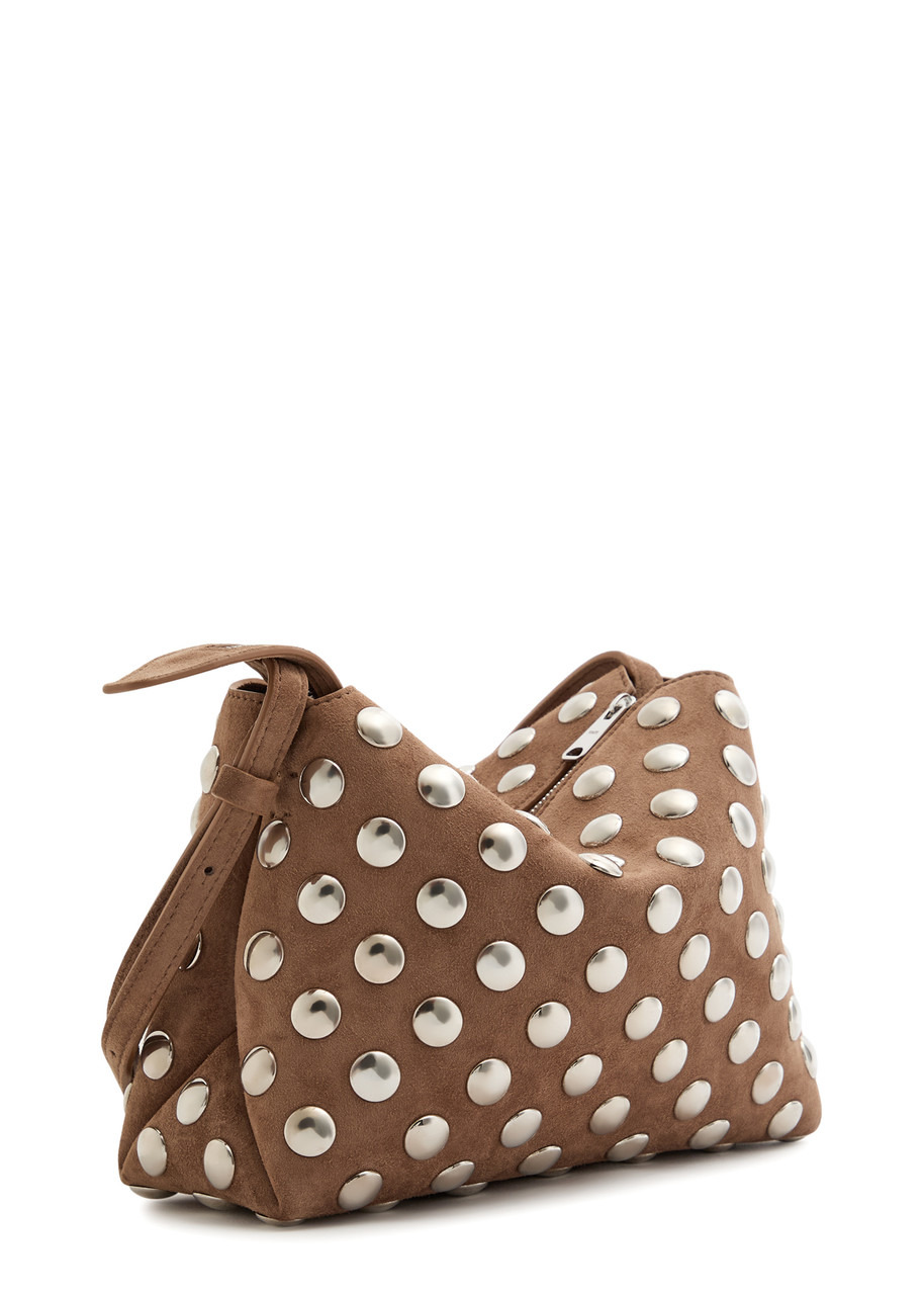 Khaite Lina Medium Studded Suede Cross-body bag - 2