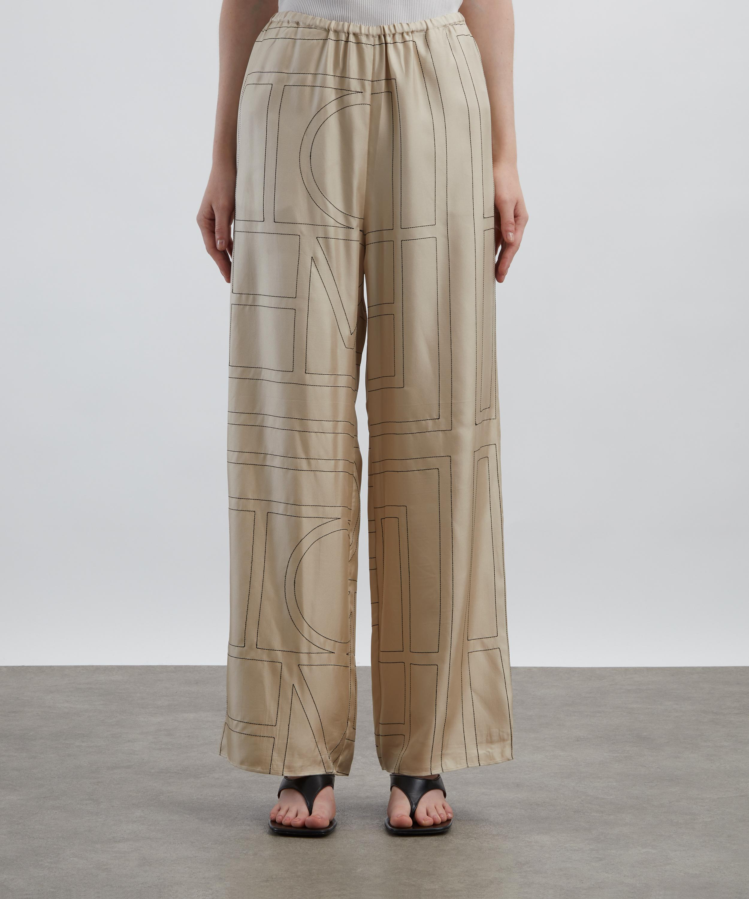 Monogram Silk Pyjama Trousers - 3