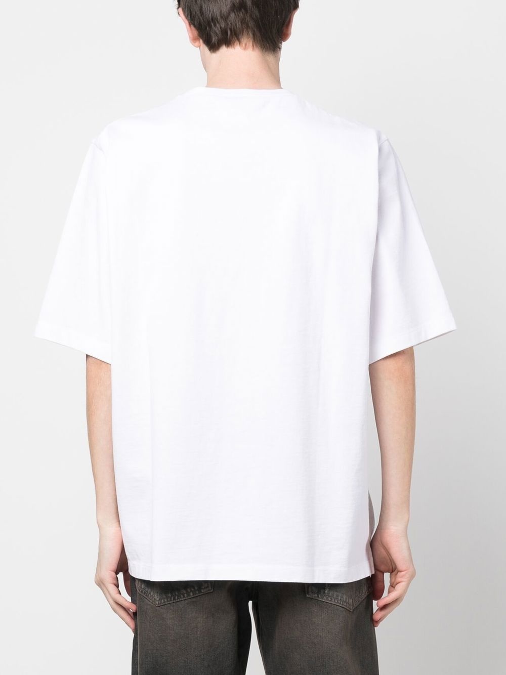 logo-print cotton T-shirt - 4