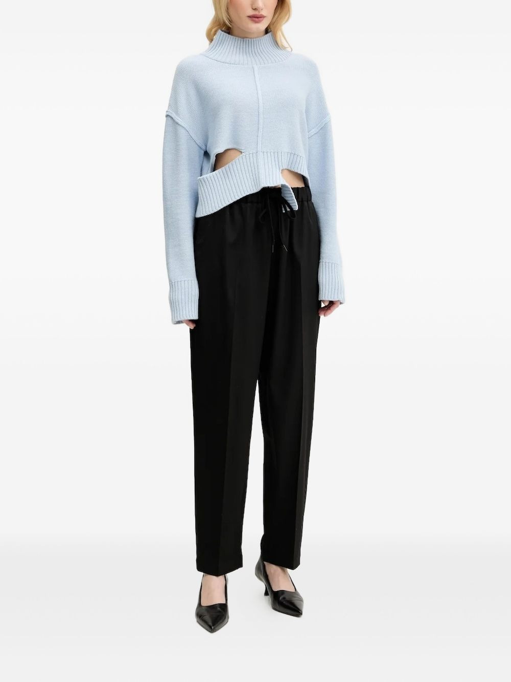 high-neck sweater - 2