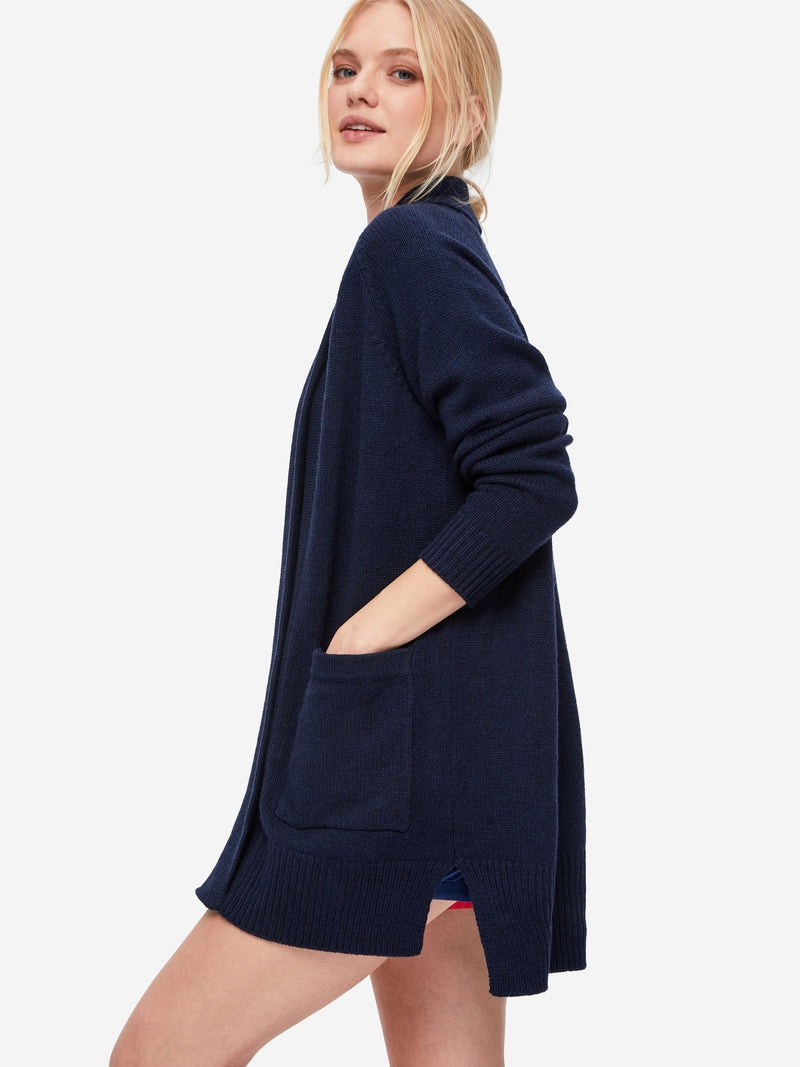 Women's Cardigan Nina Cashmere Navy - 4