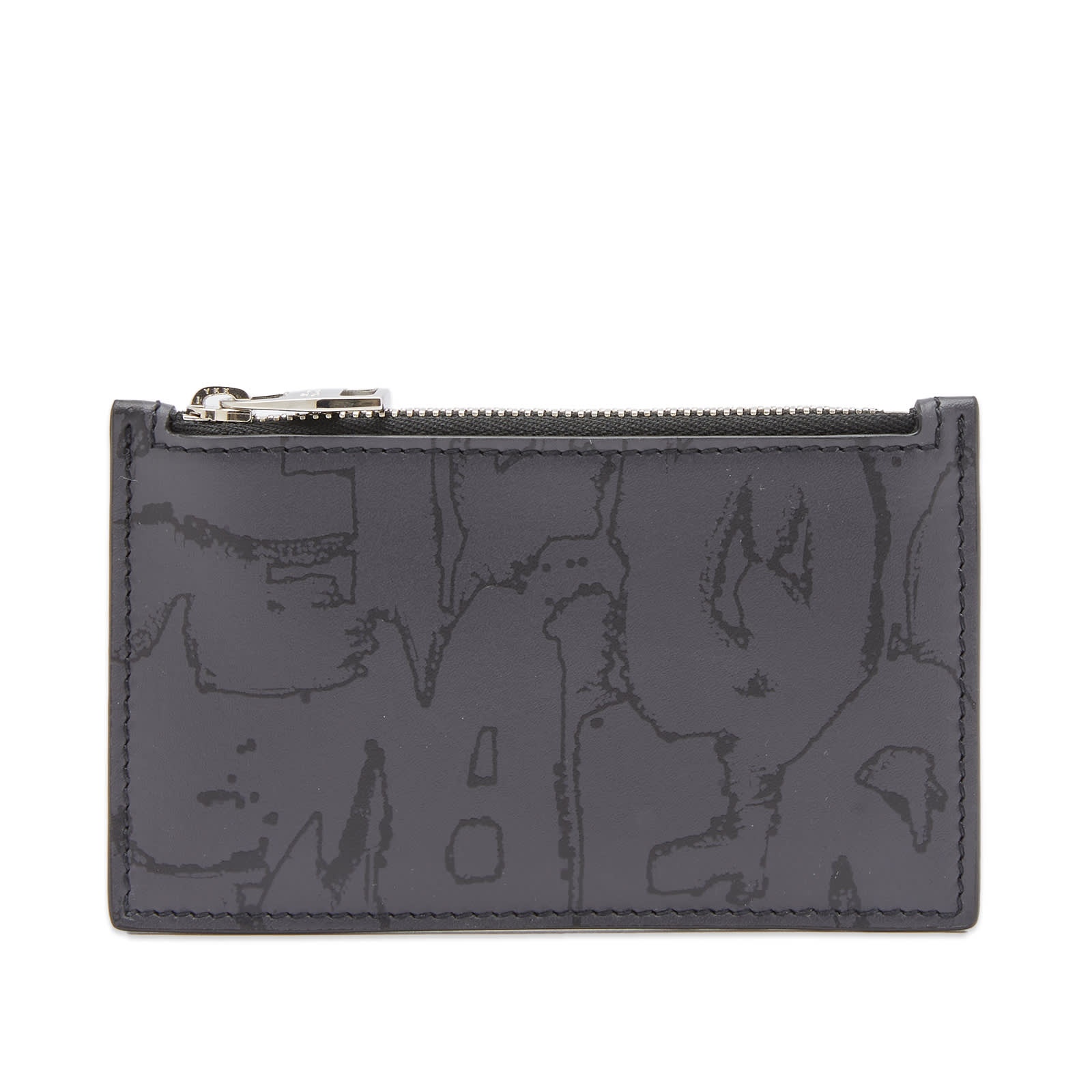 Alexander McQueen Graffiti Zip Coin Card Holder - 3