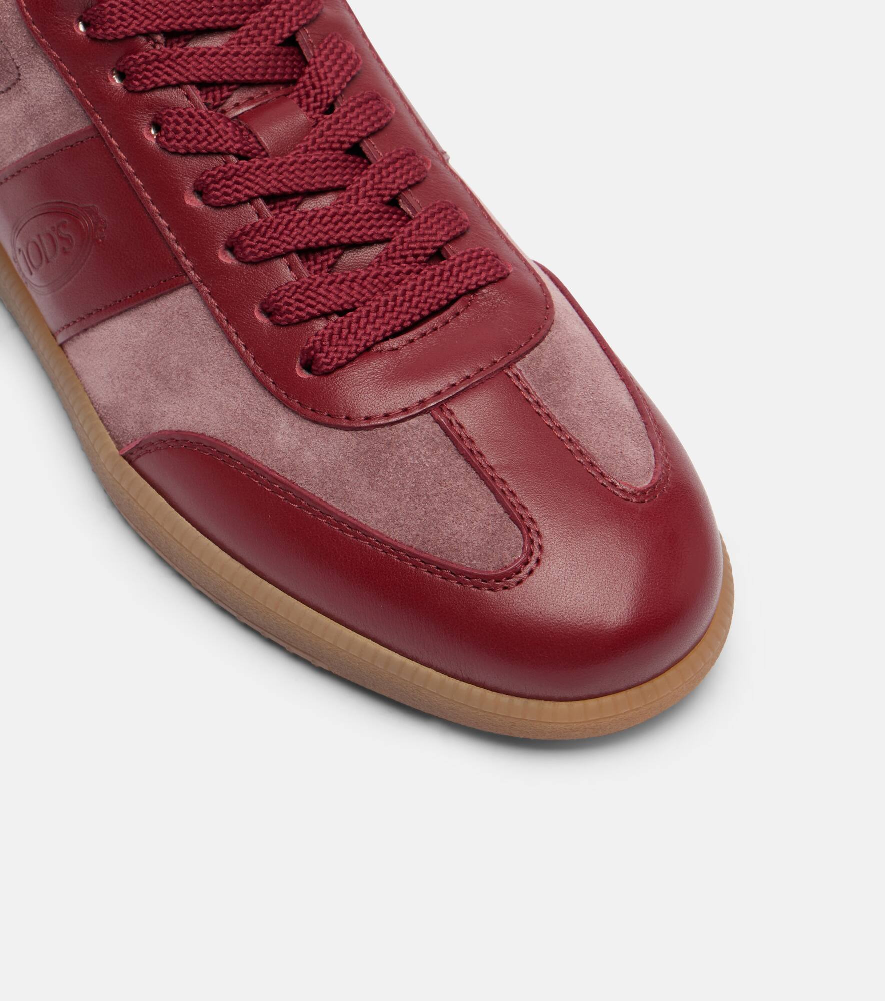 Tabs leather and suede sneakers - 5