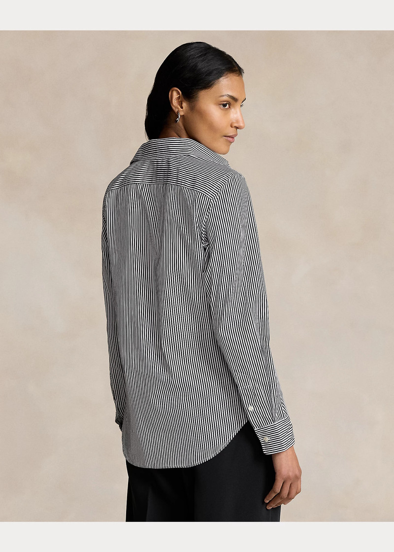 Slim Fit Striped Cotton Shirt 4