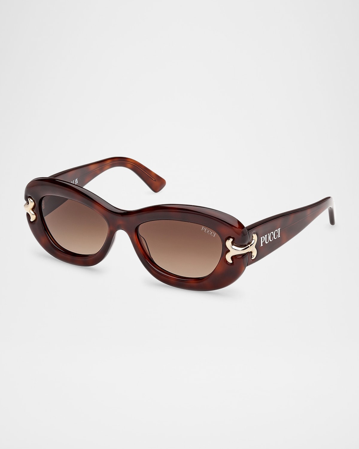 Filigree Acetate Round Sunglasses - 3