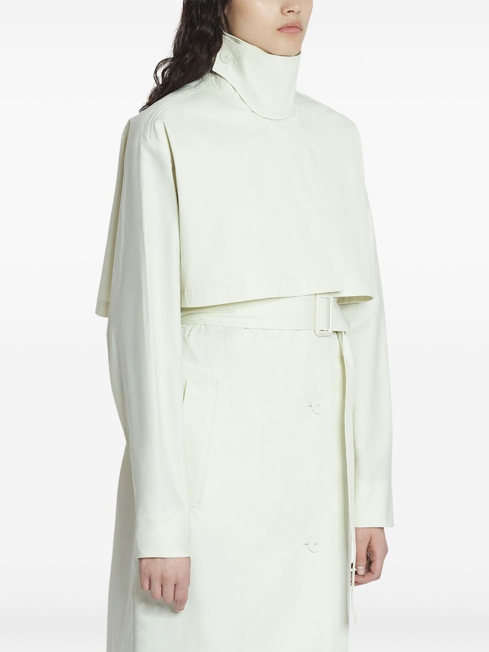 belted trench coat - 3