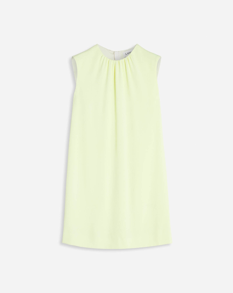 GATHERED NECK MINI DRESS - 1