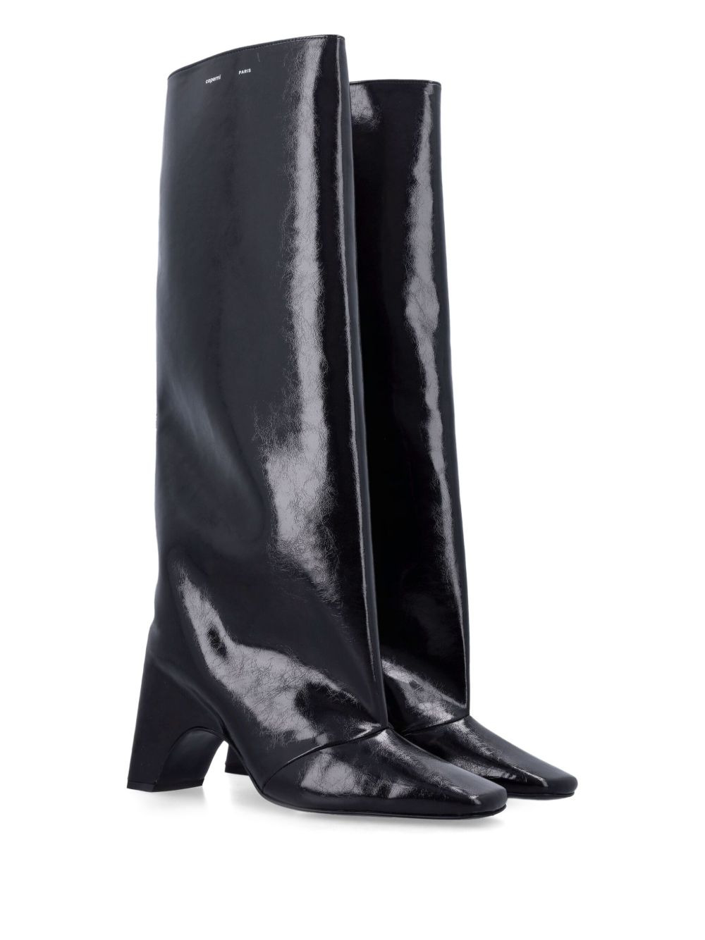90mm patent-leather boots - 2