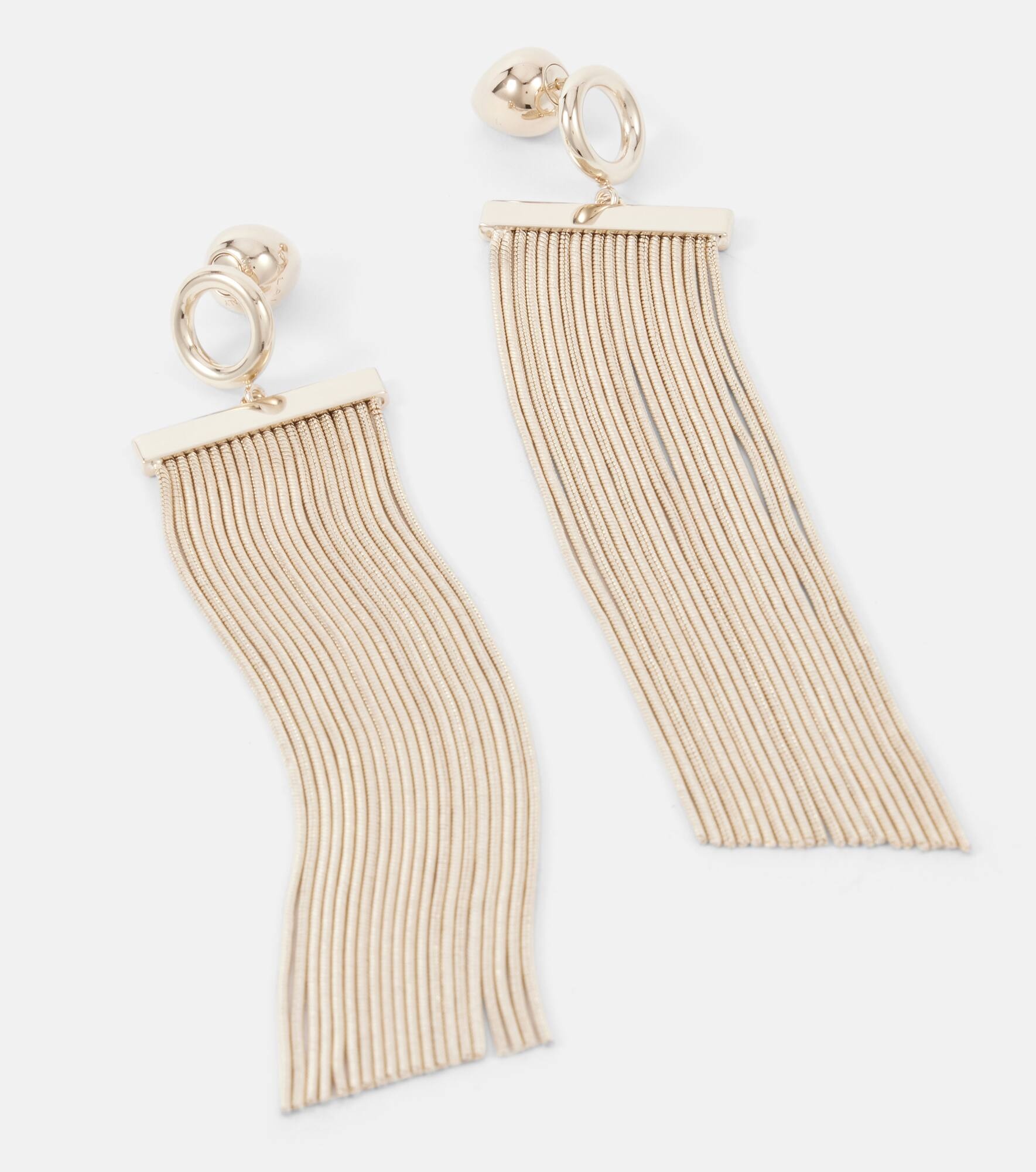 Clip-on drop earrings - 4