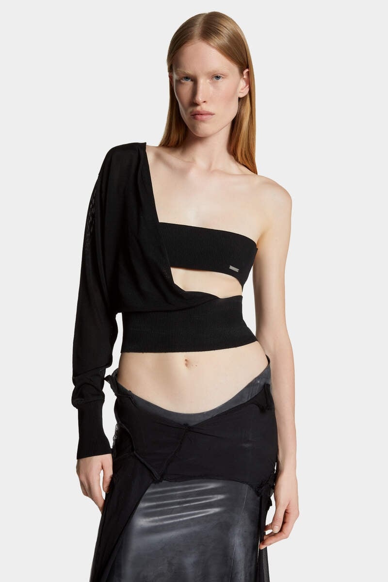 ONE SHOULDER PULLOVER - 3