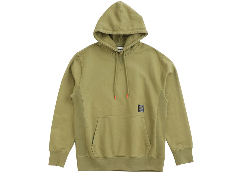 PALACE Palace x Porter Tri Ferg Hoodie Khaki outlook