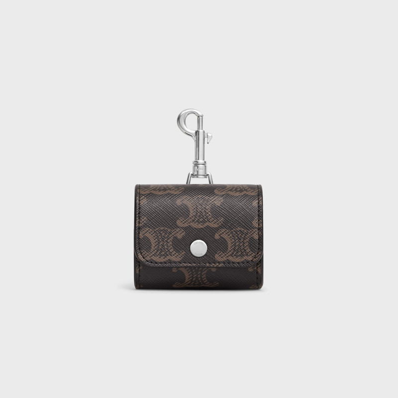 Airpods case in Triomphe canvas and Calfskin 1