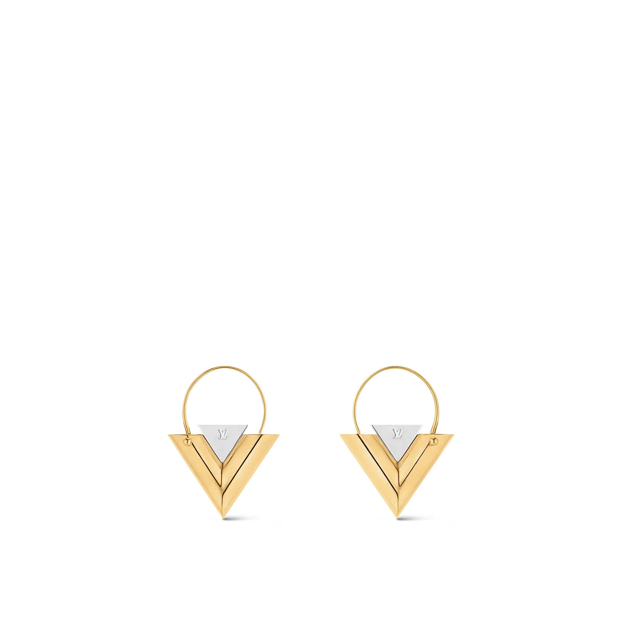 V for Vuitton Earrings - 1