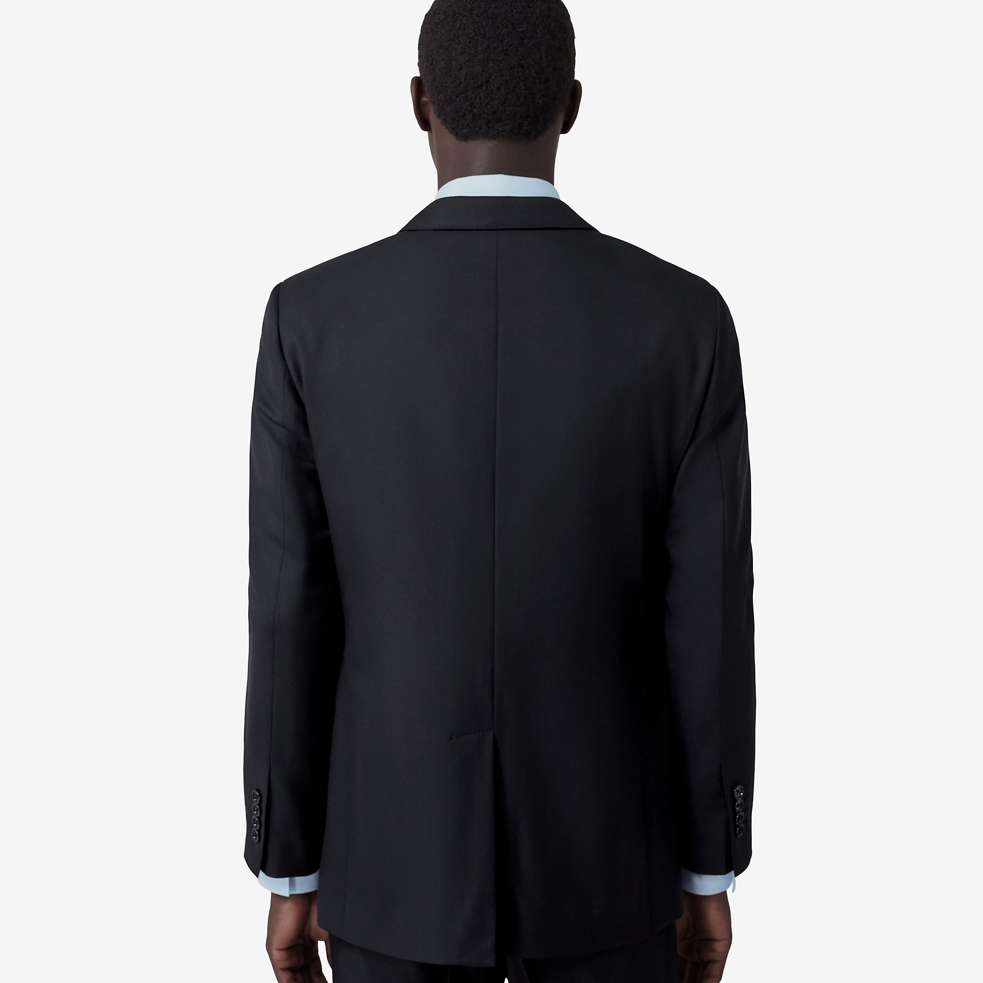 Slim Fit Wool Tailored Jacket - 7