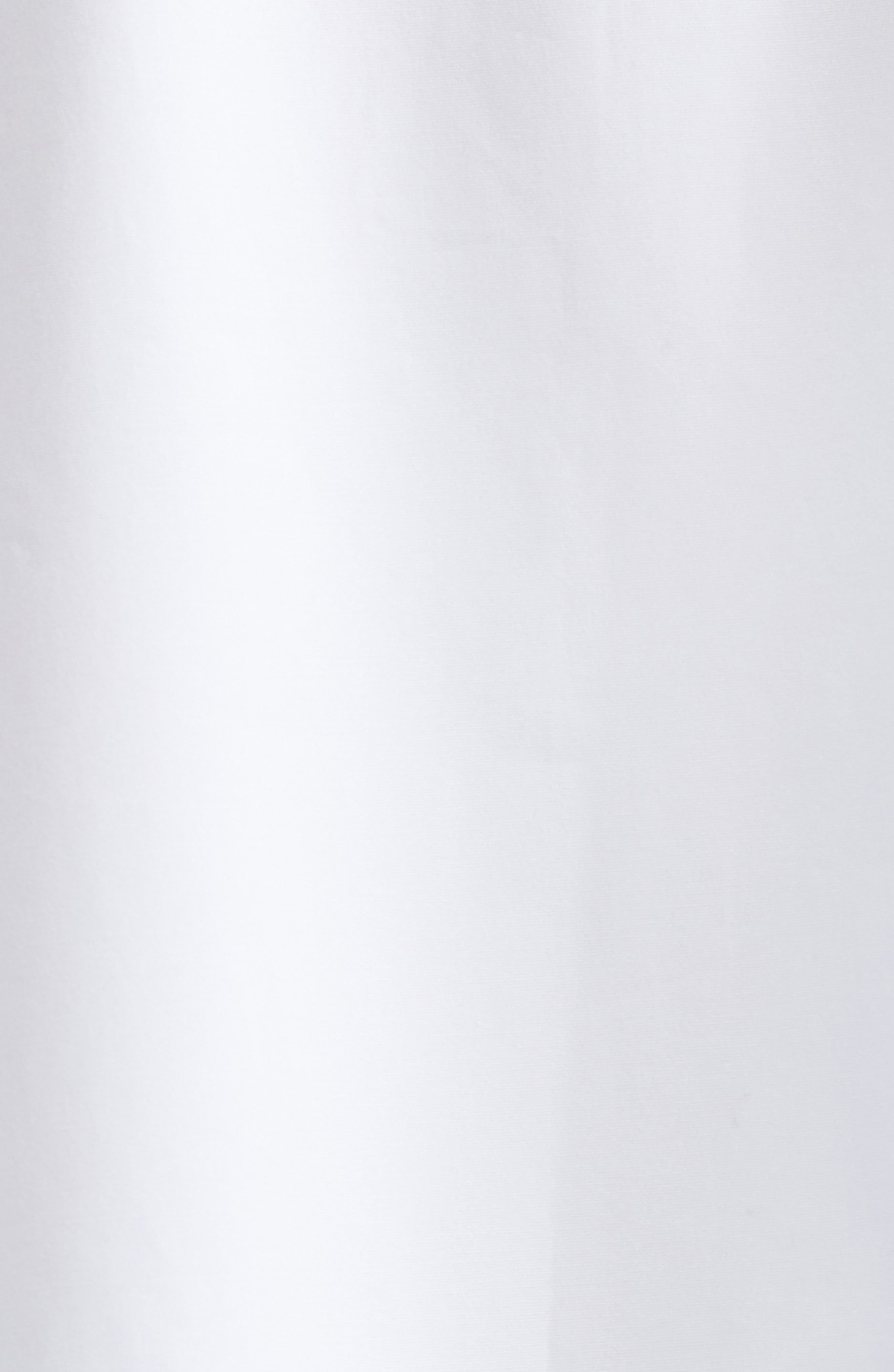 TOTEME Wingtip Collar Organic Cotton Poplin Button-Up Shirt in White at Nordstrom - 7