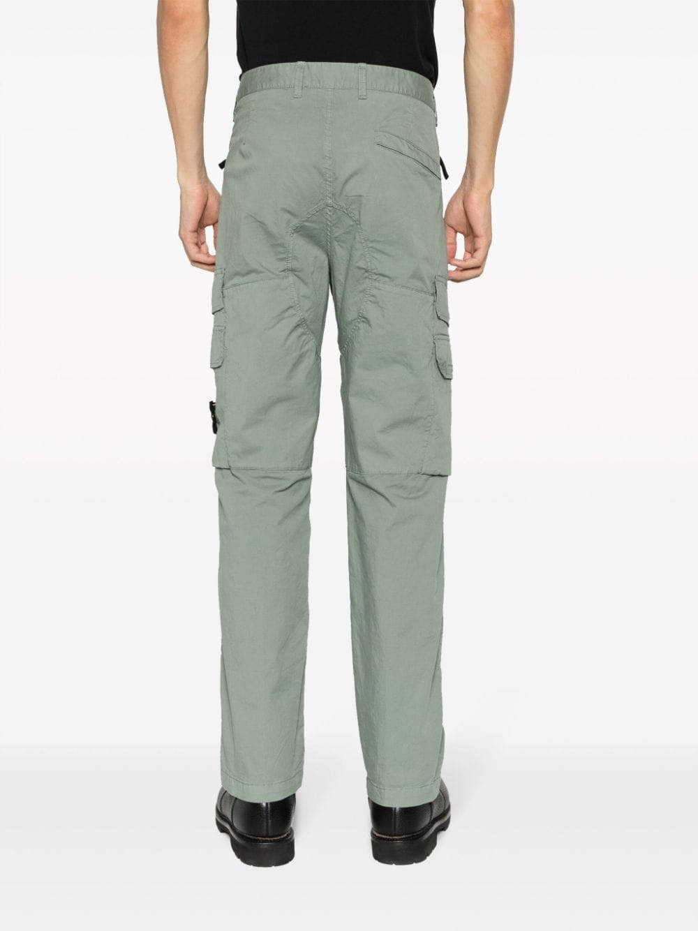 straight-leg cargo trousers - 4