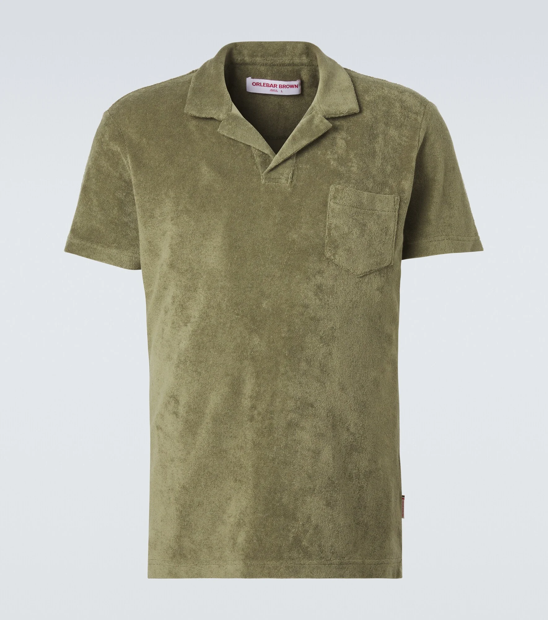 Terry cotton toweling polo shirt - 1