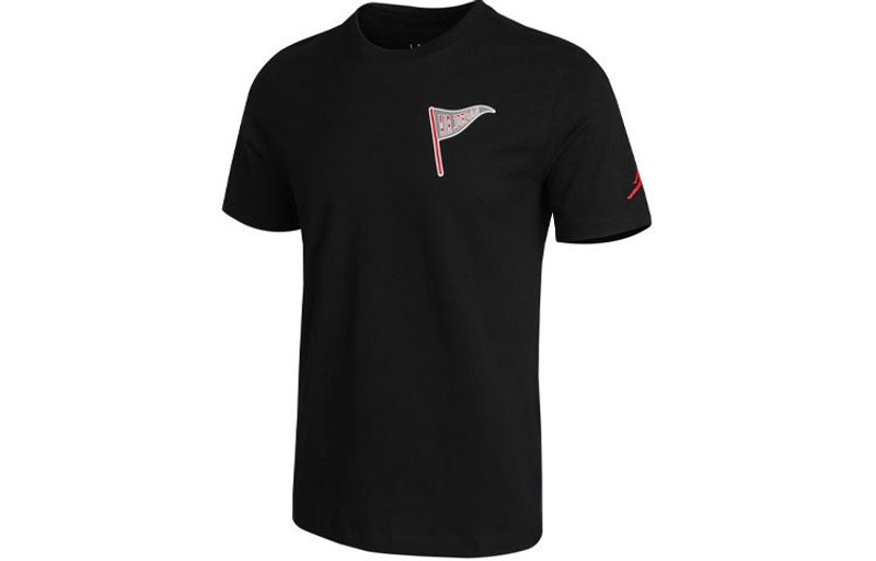 Jordan Air Jordan AJ23 MENS Varsity Sports Crew-neck Short Sleeve Black CV3410-010 outlook