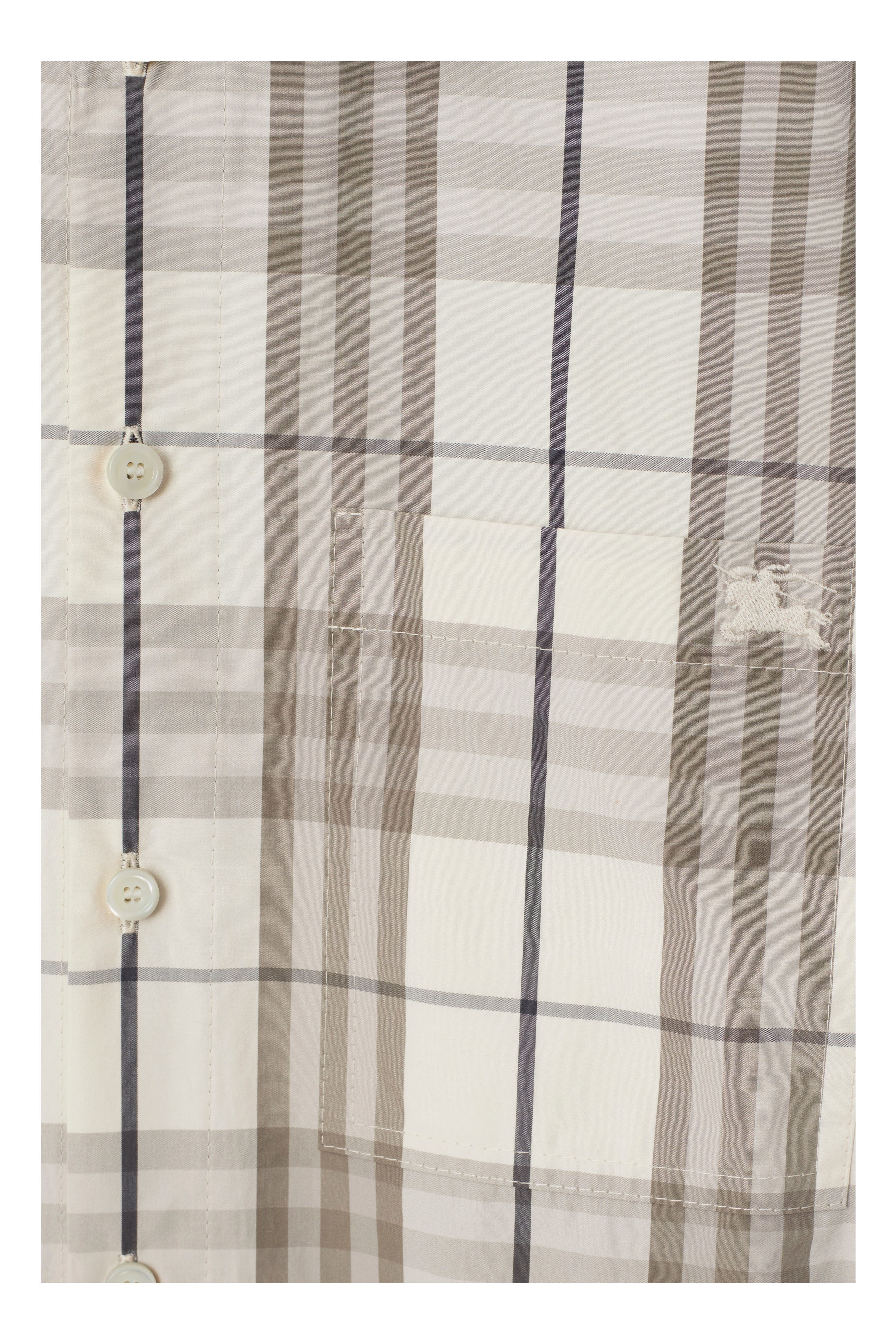 burberry Check Cotton Shirt Dress at Nordstrom - 5