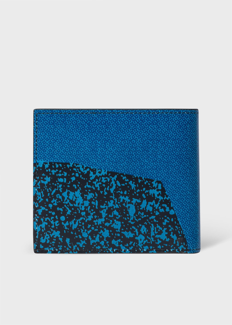 'Rug' Print Leather Billfold Wallet 3