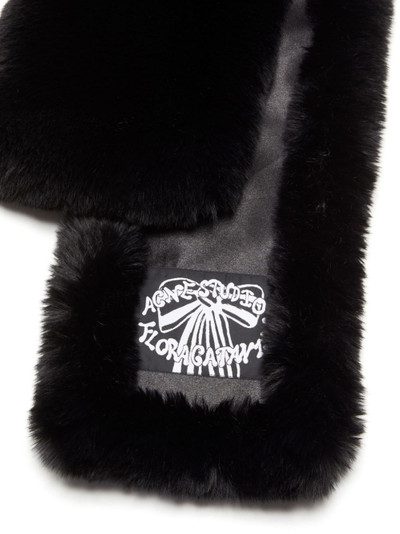 Acne Studios faux-fur scarf outlook