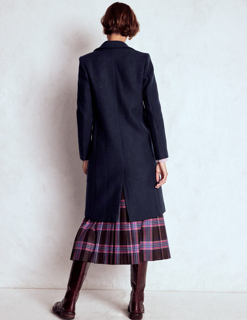 Newport Wool Coat-Navy 4