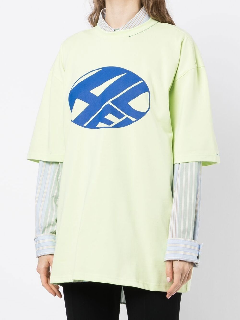 logo crew-neck T-shirt - 4